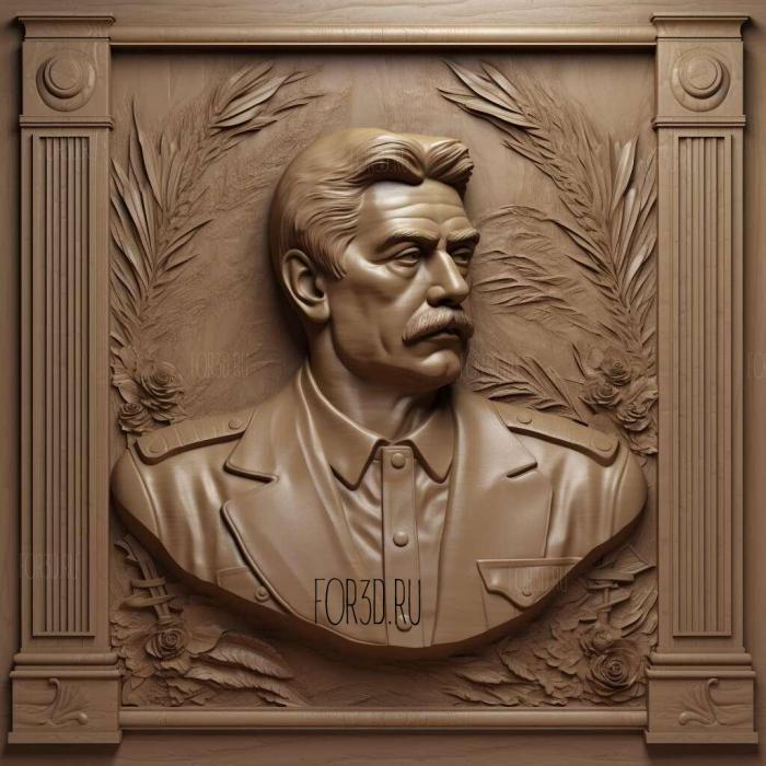 Joseph Stalin 2 stl model for CNC